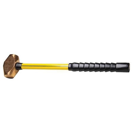 Double Face Sledge Hammer Brass 28 in. L by USA Nupla Sledges