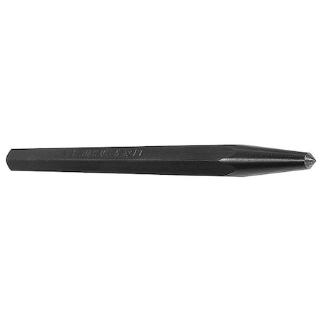 Center Punch 4 1/2in L Steel Black Oxide by USA Mayhew Center Punches