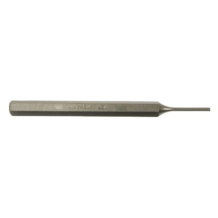Pin Punch Steel 7 7/8in.L 3/8in. Tip Min. Qty 12 by USA Mayhew Hand Held Punches