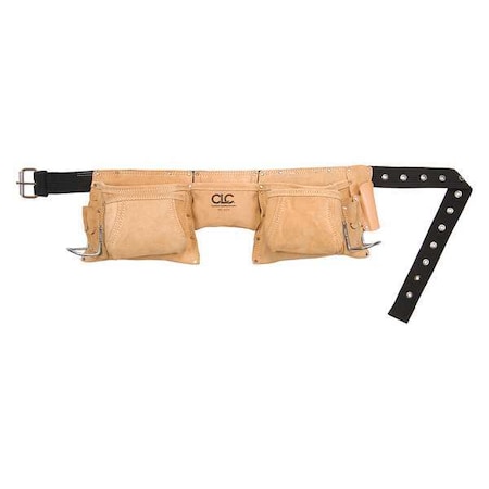 29 49" Apron Tool Belt w/ Double Gusset Pockets Leather by USA CLC Tool & Work Belts Aprons & Suspenders
