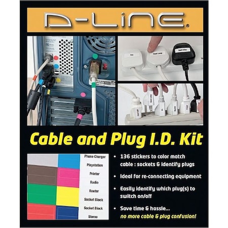 Plug & Cable ID Kit by USA D Line Cable & Wire Cutters