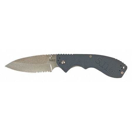 Rescuer Knife Clam Blue Blade 3 1/2 in L by USA 5.11 Tactical Utility Knives