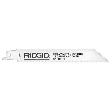 Reciprocating Saw Blades Steel 3inL PK5 by USA Ridgid Cutter Parts