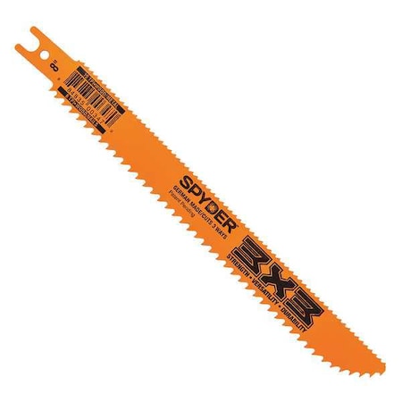 8" L Double Sided Reciprocating Saw Blade 10 pk. by USA Spyder Reciprocating Power Saw Blades