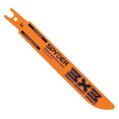 6" L Double Sided Reciprocating Saw Blade by USA Spyder Reciprocating Power Saw Blades