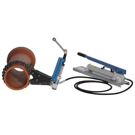 Hydraulic Pipe Cutter 2 to 10 in Cap by USA Wheeler Rex Pipe Threading & Cutting Machines