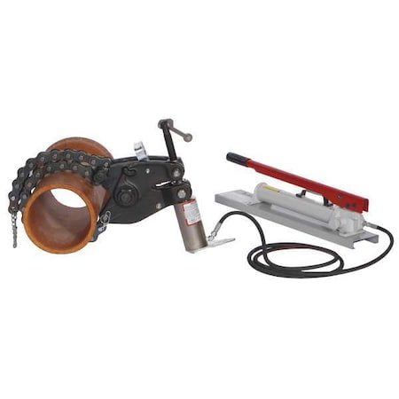 Hydraulic Pipe Cutter 4 to 15 in Cap by USA Wheeler Rex Pipe Threading & Cutting Machines