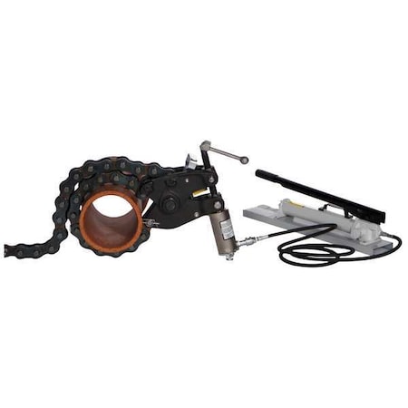 Hydraulic Pipe Cutter 6 to 18 in. Cap by USA Wheeler Rex Pipe Threading & Cutting Machines