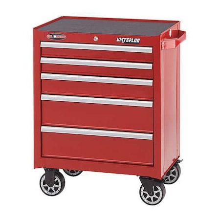 Rllng Cbnt 26in.Wx18in.Dx34 1/2 in.H Red by USA Waterloo Rolling & Combination Cabinets & Carts
