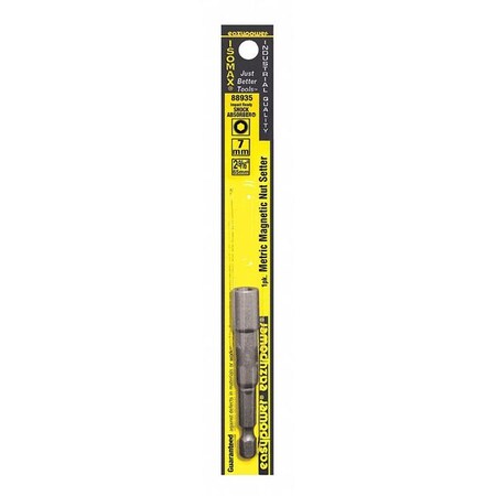 Nutsetter 7.0mm Hex 12" L Steel by USA Eazypower Nut Setters & Bit Holders