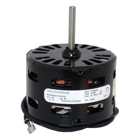 HVAC Motor 1/44 HP 1550 rpm 115V 3.3 by Fasco in US