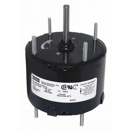 HVAC Motor 1/60 HP 3000 rpm 115V 3.3 by Fasco in US