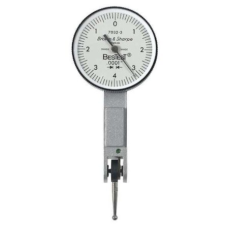 Dial Test Indicator Vert 0 to 0.008 In Type 599 7032 6 by USA Brown & Sharpe Precision Measuring Dial Indicators