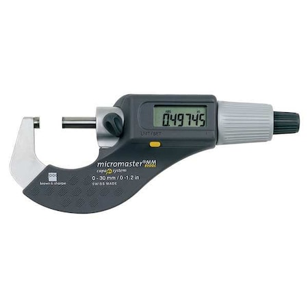 Outside Micrometer 0 to 1.2"/0 to 30mm by USA Brown & Sharpe Micrometers