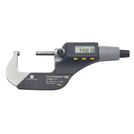Outside Micrometer 1 to 2"/25 to 50mm by USA Brown & Sharpe Micrometers