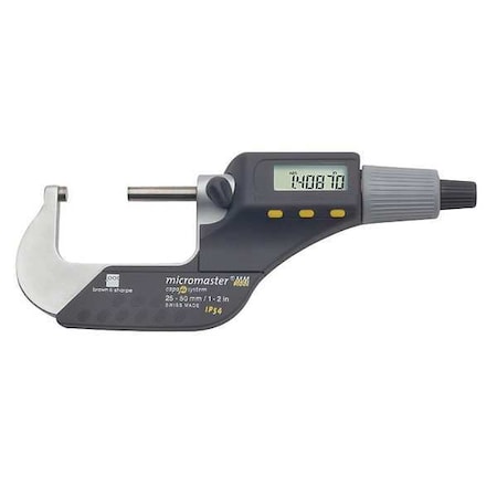 Outside Micrometer 1 to 2"/25 to 50mm Type 599 126RS by USA Brown & Sharpe Micrometers