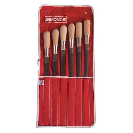 Half Round File Half Round 10inL Natural by USA Simonds Hand Files & Rasps