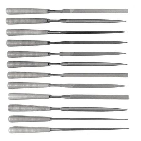 Round Handle Needle File Swiss Nat. by USA Simonds Hand Files & Rasps