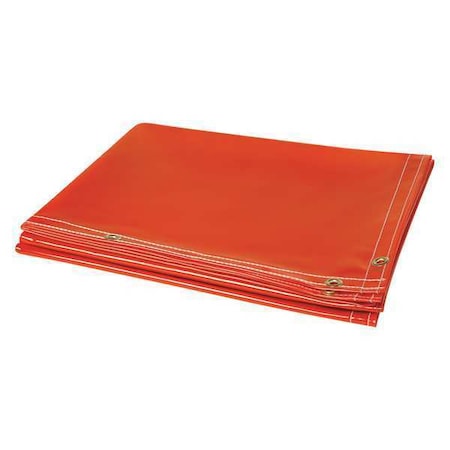 Welding Curtain 10 ft. W x 8 ft.H Orange by USA Steiner Welding Screens