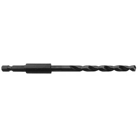Hex Drill Bit Impact 1/4 in. Black Oxide by USA Westward Anchor Setting Tools