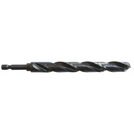 Hex Drill Bit Impact 1/2 in. Black Oxide by USA Westward Drill Bits