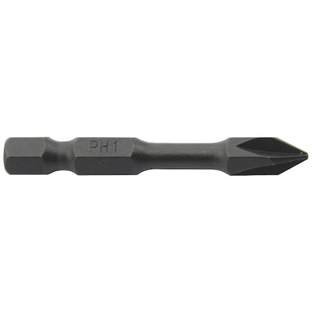 Insert Bit 1/4" Phillips #1 2 Type 38RV85 by USA Westward Impact Wrench Accessories
