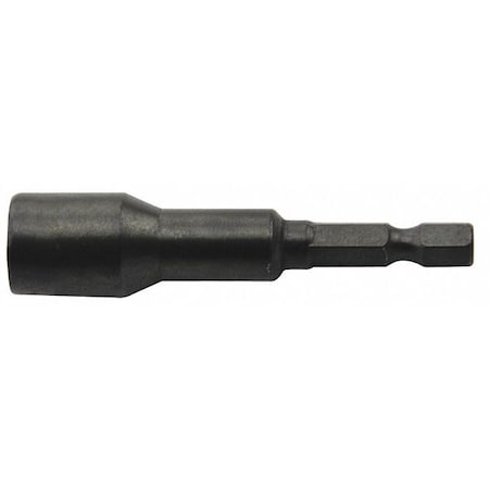 Nut Driver 7/16" Hex 2 9/16" L Steel by USA Westward Nut Setters & Bit Holders