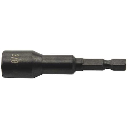 Nut Driver 3/8" Hex 2 9/16" L Steel by USA Westward Nut Setters & Bit Holders