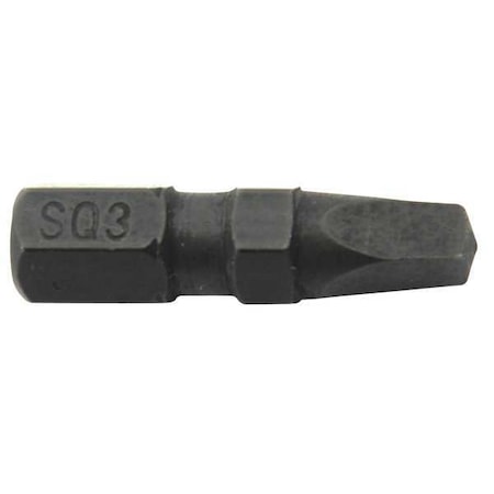 Insert Bit 1/4" Square Recess #1 PK5 by USA Westward Impact Wrench Accessories