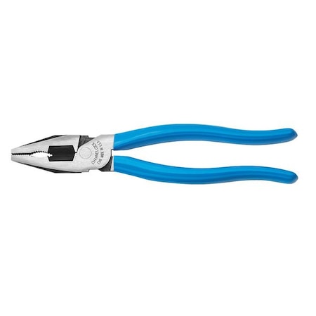 Linemans Pliers 8 in.L Ergonomic by USA Channellock Solid Joint Pliers