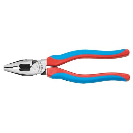 Linemans Pliers 8 in.L Cushion Grip by USA Channellock Solid Joint Pliers