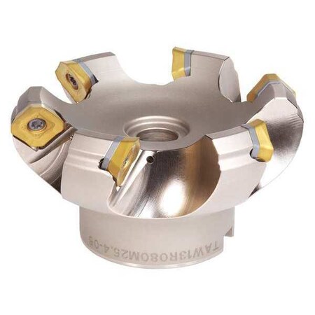 Milling Cutter 4in.dia 2in.L 7 Teeth by USA Tungaloy Keyseat Milling Cutters