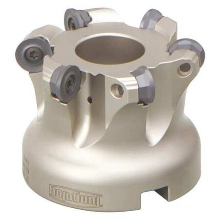 Milling Cutter 2 1/2in.dia 2in.L 6 Teeth by USA Tungaloy Indexible Milling Cutters
