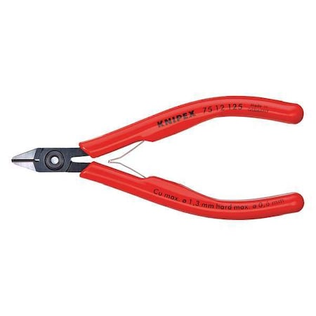 5" Electronics Diagonal Cutter w/ Lead Catcher Plastic Grips by USA Knipex Solid Joint Pliers