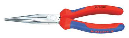 Knipex Long Nose Plier 8 in. Serrated Type 26 15 200 Technical Info