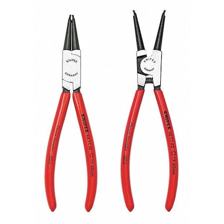Retaining Ring Plier Set 0 Deg. 2 pcs. Type 9K 00 80 18 US by USA Knipex Retaining & Lock Ring Pliers