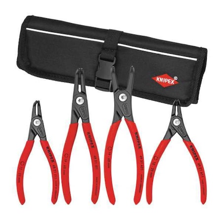 Retaining Ring Plier Set 90 Deg. 4 pcs. Type 9K 00 80 20 US by USA Knipex Retaining & Lock Ring Pliers