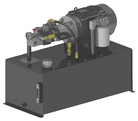 Power Unit 30gal. 208 230/460VAC 1400psi by USA Monarch Hydraulic Power Units
