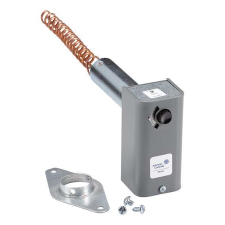Line Voltage Mechanical Thermostat Heating/Cooling 24 to 277VAC 1 Stage Model A19EAF-2C by Johnson in US