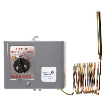 Line Voltage Mechanical Thermostat Heating/Cooling 24 to 277VAC 1 Stage Model A19ZBC-2C by Johnson in US