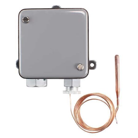 Line Voltage Mechanical Thermostat Heating/Cooling 120 to 277VAC 1 Stage Model A19ANC-1C by Johnson in US