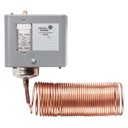 Line Voltage Mechanical Thermostat Heating/Cooling 120 to 600VAC 1 Stage by Johnson in US
