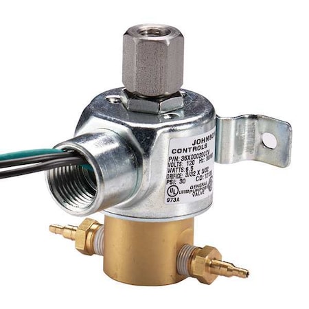 Solenoid Air Valve 3-Way 24VAC 0-30 psi by Johnson in US