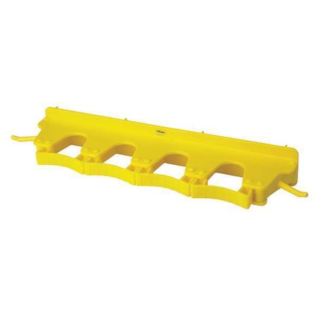 Tool Wall Bracket Poly Yellow 17 1/2 in by USA Vikan Tool Hangers