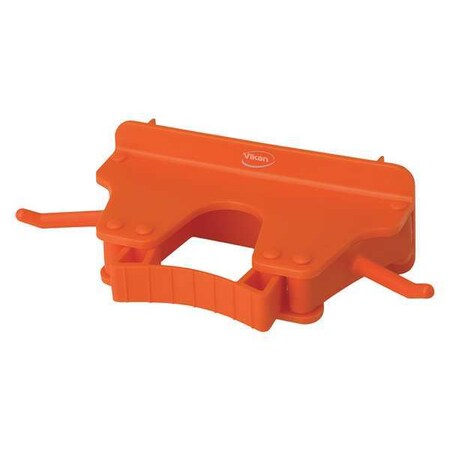 Tool Wall Bracket Poly Orange 8 1/2 in by USA Vikan Tool Hangers