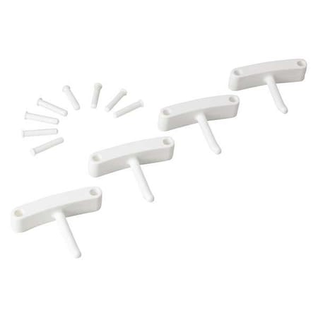 Repl Hook Tool Mount White Poly PK4 by USA Vikan Cutter Parts