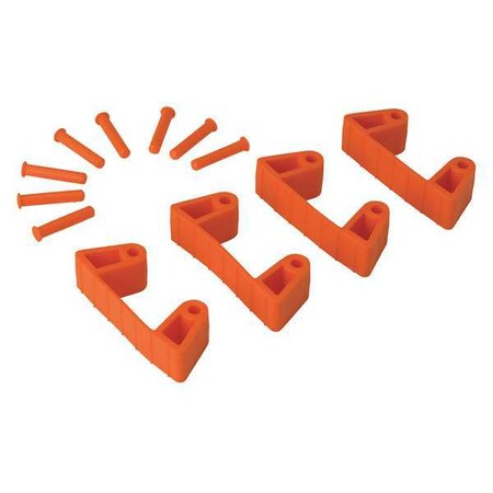 Repl Grabber Tool Mount Ornge Rubber PK4 by USA Remco Cutter Parts