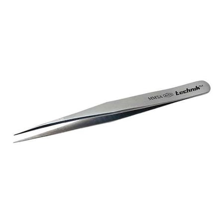 Tweezer Straight Fine Point 5in.L by USA Technik Inspection & Retrieving Tweezers