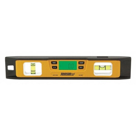 Digital Torpedo Level Digital 10 in. L by USA Johnson Box I Beam & Torpedo Levels