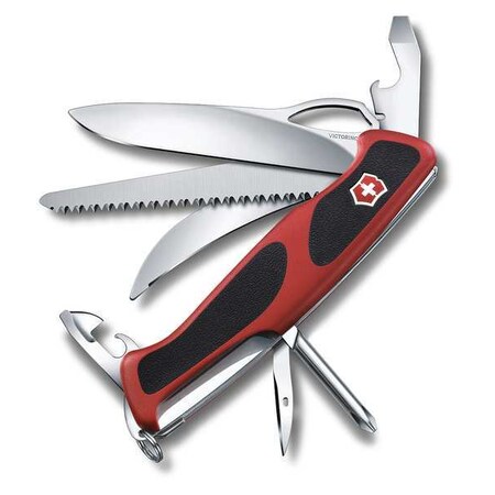 Swiss Army Knife Red/Black 7 Tool by USA Victorinox Multi tool Pliers